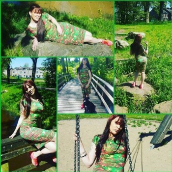 Profielfoto van lieve meid met korte lont